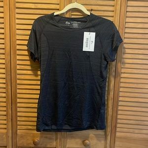 Zyia NWT Charcoal competition short sleeve T XL